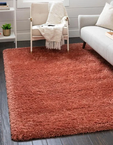 Vista 44 de Rugs.com - Alfombra de la colección Infinity, alfombra de pelo mullido sólida de 2 x 3 pies, color azul Egeo, perfecta para salas de estar