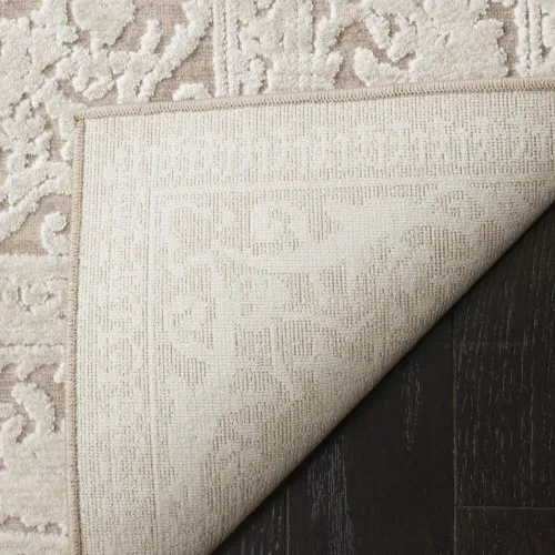 Vista 3 de SAFAVIEH - Alfombra decorativa de la colección Reflection - 2'3" x 3', color beige y crema, no desprende pelusa y fácil de limpiar, ideal