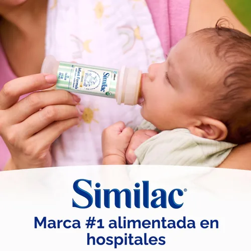 Vista 6 de Fórmula para bebé Similac con tetina y anillo giratorio, tetina y anillo para biberón infantil, sin látex, 50