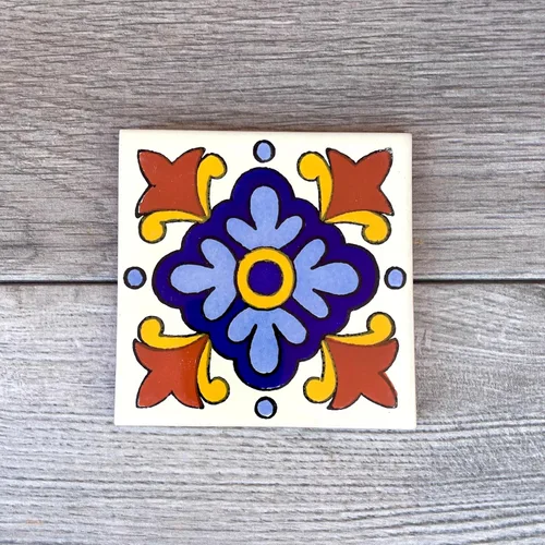 Vista 6 de Mexican Tile Coasters