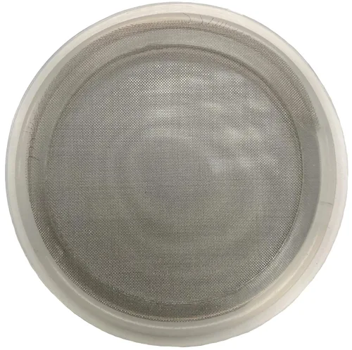 Vista 12 de Juntas sanitarias de 2 pulgadas de triple abrazadera (paquete de 2), juntas de pantalla tipo unido (#20 malla/841 μm), silicona platino