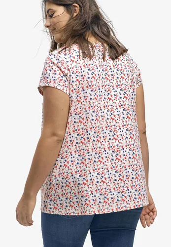 Vista 3 de Ellos Camiseta con cuello en V torcido en talla grande