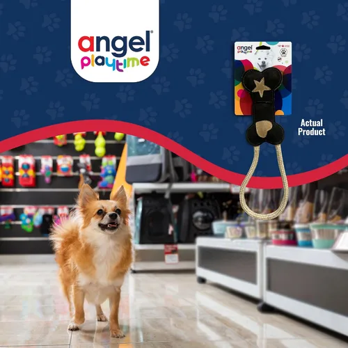 Vista 8 de Juguete de cuerda de hueso para perros, perfecto para perros XS - SM Juguetes duraderos para perros Estimulación interactiva y mental Hecho a