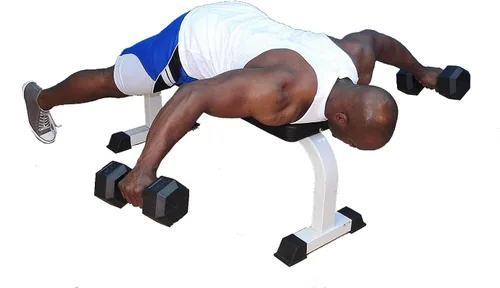 Vista 7 de TDS Banco de pesas plano Deluxe Utility flat bench with extra thick upholstery
