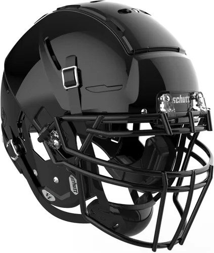 Vista 7 de Schutt F7 2.0 Casco de Fútbol Americano Universitario - Hombres, Niños (14+) - Blanco Brillante Moldeado, Negro - Mediano - Fútbol NCAA - Exterior