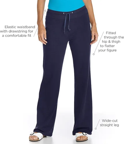 Vista 4 de Coolibar UPF 50+ Windley - Pantalones de playa para mujer, protección solar