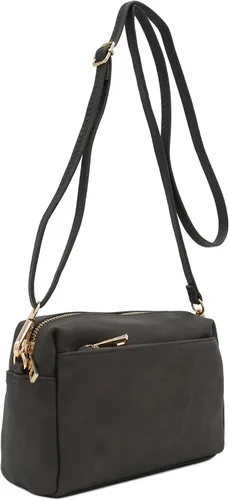 Vista 109 de FashionPuzzle Triple Zip Small Crossbody Bag
