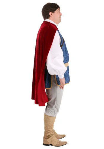 Vista 5 de Disfraz de Príncipe para Hombre Talla Plus de Blancanieves de Disney Multicolor
