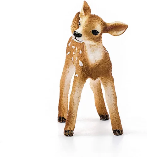 Vista 7 de Schleich Wild Life - Figura realista de ciervo de cola blanca auténtica y altamente detallada - Juguete de animal salvaje duradero para educación