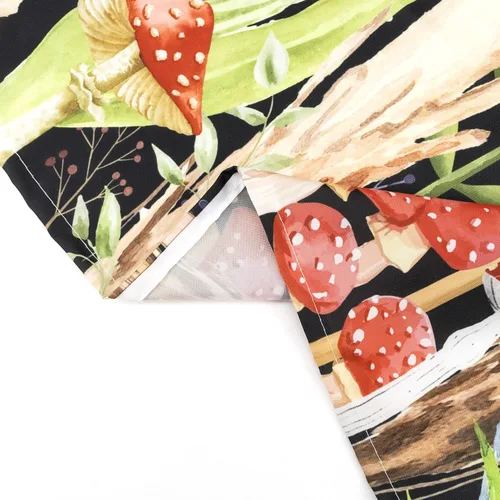 Vista 7 de HVEST Tapiz de hongos para colgar en la pared, tapiz bohemio de plantas y mariposas, noche con fase lunar y estrella, decoración de pared