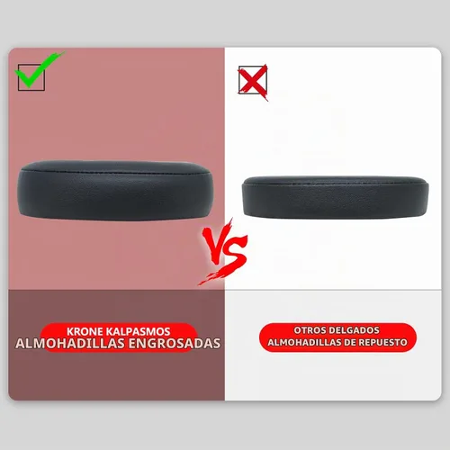 Vista 2 de Krone Kalpasmos Beats Studio 3 Almohadillas de repuesto para los oídos