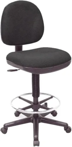 Vista 2 de Lorell Taburete neumático ajustable multitarea, negro