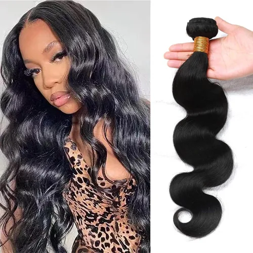 Vista 15 de Extensiones de cabello humano ondulado rubio 613 de 12 pulgadas, 100% sin procesar, grado 14A, cabello humano virgen brasileño sin procesar, 1