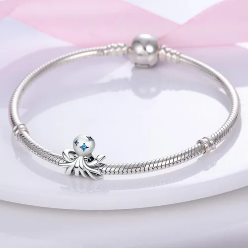 Vista 2 de MULA Dijes de plata de ley 925 para pulseras y collares, lindos gatos, perros, elefantes, animales, familia, colgantes, joyas, regalos para mujeres