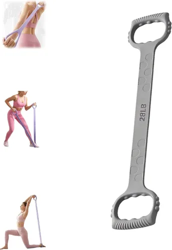 Vista 7 de Figura 8 Banda de resistencia de fitness, Figura 8 bandas de ejercicio para mujeres y hombres, 8 bandas de goma de resistencia en forma de brazos