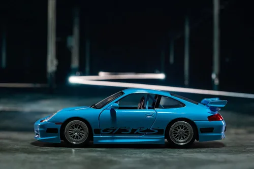Vista 10 de Jada Toys Fast & Furious Brian's Porsche 911 GT3 RS 1:24 - Coche fundido a presión, juguetes para niños y adultos