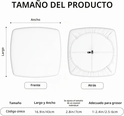 Vista 6 de Juego de 4 fundas de asiento para sillas de comedor, fundas de asiento elásticas modernas de mediados de siglo de los años 50, fundas de cojín
