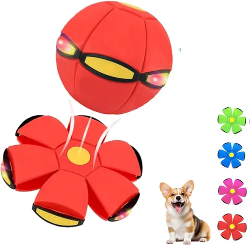 Vista 7 de Magic Bouncy Ball - Pelota inflable para niños, tira un disco y atrapa una bola, pelota de fútbol para interiores y exteriores, transformación