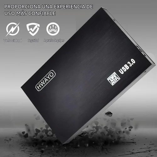 Vista 4 de HWAYO 2.5'' 120GB Disco Duro Externo Portátil Ultra Delgado USB3.0 HDD Almacenamiento para PC/Ordenador de escritorio/Portátil/MacBook/Chromebook