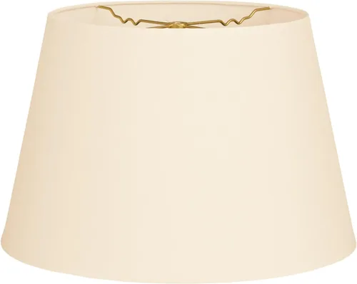 Vista 8 de Royal Designs, Inc. Persiana de tambor poco profundo cónico, HB-606-12BG, beige, 8 x 12 x 8.5