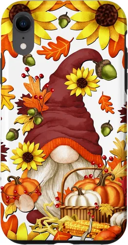 Vista 25 de Hello Fall Sunflower Gnome Pattern for Women Cute Autumn Case for iPhone 17