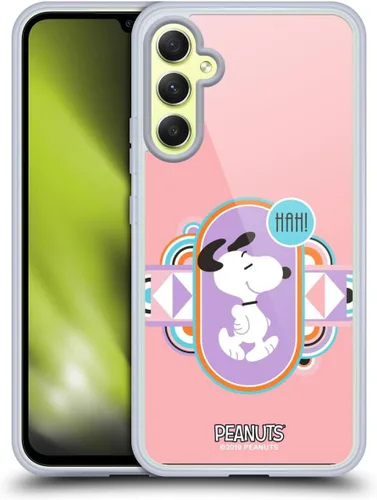 Vista 42 de Head Case Designs Snoopy Deco Dreams - Funda de gel con licencia oficial de Peanuts Blue Pattern [protección de grado militar] compatible con Google