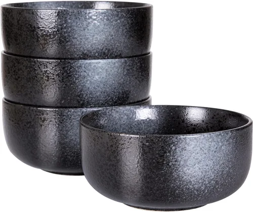Vista 11 de S&Q'S CERAMICS Cuencos pequeños de cerámica para cocina, juego de 6, cuencos de helado de 9 onzas, cuencos pequeños para servir sopa, salsa
