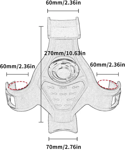 Vista 2 de Protector de horquilla de motocross, soporte de horquilla delantera de plástico para motocross, protector de transporte de motocross, protector