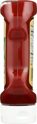 Vista 4 de Ketchup de tomate, orgánico, al revés, 20 onzas de Woodstock