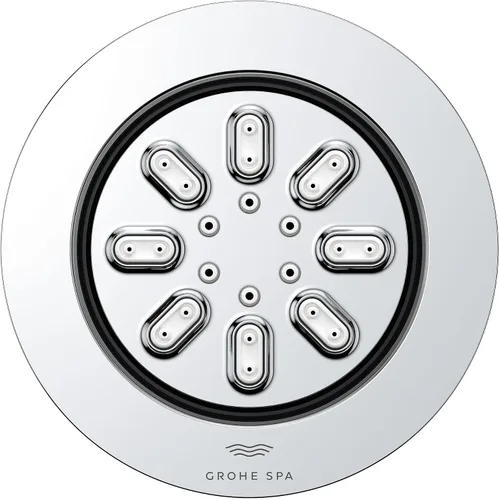 Vista 2 de GROHE 26844000 Spray corporal Rainshower, redondo, cromo, 0.9 GPM, 2 pulverizadores