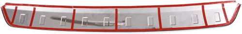 Vista 9 de Cubierta protectora de placa de protección de parachoques trasero exterior de acero inoxidable para Land Rover Defender 110 2020 2021 Accesorios