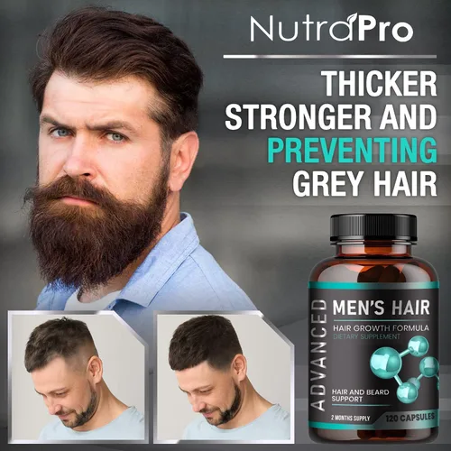 Vista 4 de Vitaminas para el crecimiento del cabello para hombres + limpieza y desintoxicación pulmonar. Apoya la salud pulmonar. Apoya la salud respiratoria.