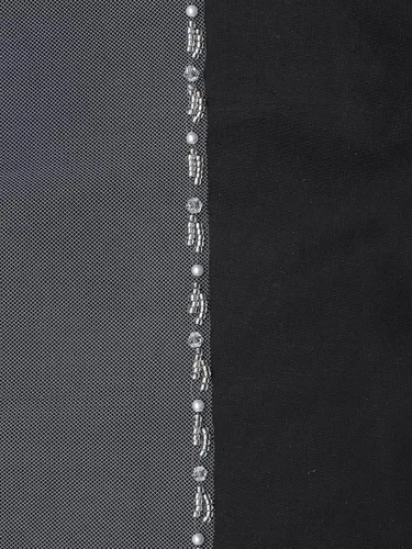 Vista 3 de SAMKY 2T 2 niveles de cristal de perlas con cuentas velo de novia de novia