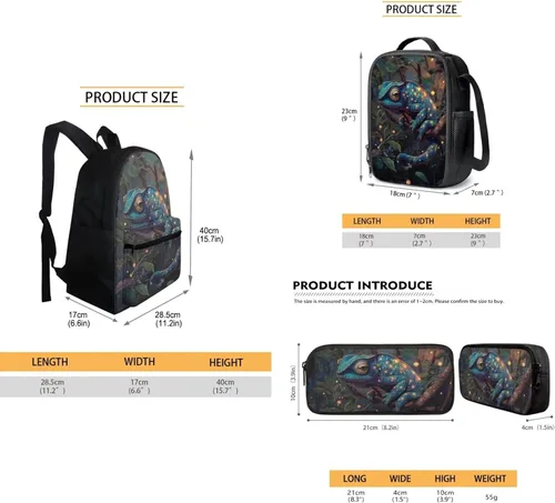Vista 285 de FOR U DESIGNS Fuego baloncesto impreso niños escuela mochilas viaje mochila libro bolsa