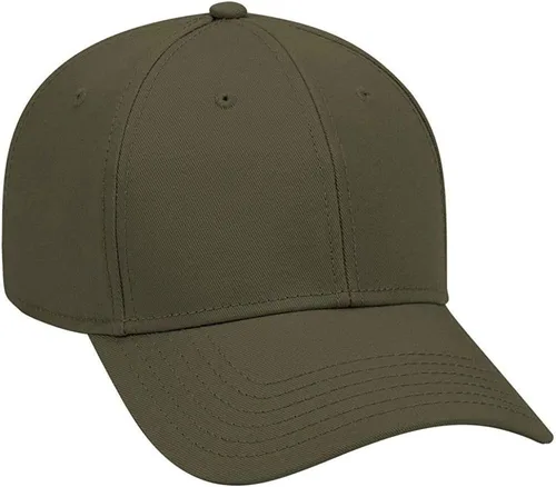 Vista 21 de Ashen Fane Gorra de béisbol básica de sarga de algodón superior de perfil bajo estructurado de 6 paneles