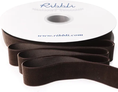 Vista 42 de Ribbli - Cinta de terciopelo negro de 1 pulgada, carrete continuo de 25 yardas, cinta de Navidad negra para envoltorios de regalos, manualidades