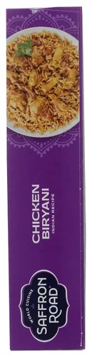 Vista 5 de Saffron Road Biryani de pollo congelado, alto en proteínas, sin aceite de semilla, pollos criados sin antibióticos, sin ingredientes artificiales