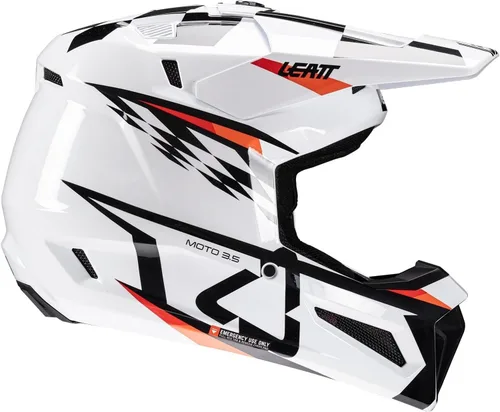 Vista 4 de Leatt Casco compuesto Moto 3.5 con kit de gafas 3.5