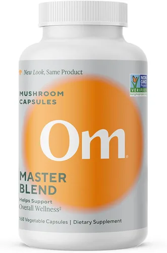 Vista 9 de Om Master Blend Cápsulas de hongos – Suplemento orgánico de hongos con 10 hongos y ashwagandha – Apoya la inmunidad, la salud intestinal y el alivio