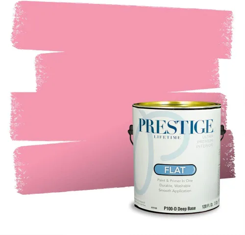 Vista 69 de Prestige Paints Pintura exterior e imprimación en uno, 1 galón, plano, coincidencia comparable de Valspar* Amber Rose*