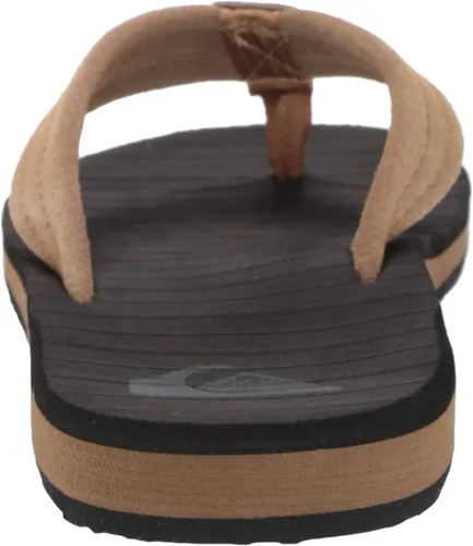 Vista 3 de Quiksilver Men's Carver Suede 3 Point Flip Flop Athletic Sandal