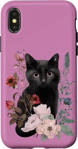 Vista 5 de Funda para iPhone 12 mini gato negro gatito gatito lindo animal mascota