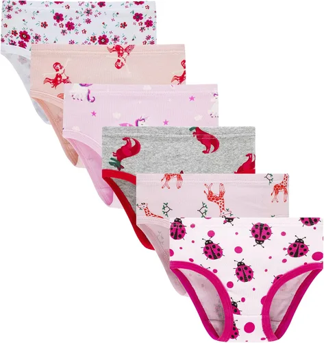 Vista 9 de Barara King - Ropa interior de algodón suave para niñas pequeñas, infantes y niños