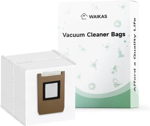 Vista 24 de WAIKAS Paquete de 6 bolsas de polvo E25 E28 para aspiradoras Eufy E28 Omni, E25 Omni y E20, accesorios de repuesto de gran capacidad