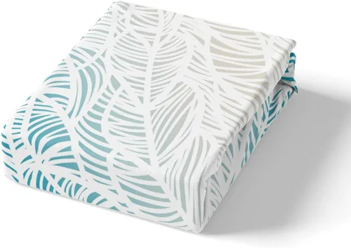 Vista 4 de Juego de funda de edredón con estampado de plumas abstractas, tamaño individual, juego de ropa de cama bohemio de 2 piezas para niños, niñas, niños