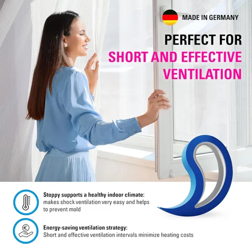 Vista 13 de Stoppy - Tope para puertas y ventanas, cuña multifuncional, gancho conveniente para puertas, abrazadera para ventanas, mantenga puertas y ventanas