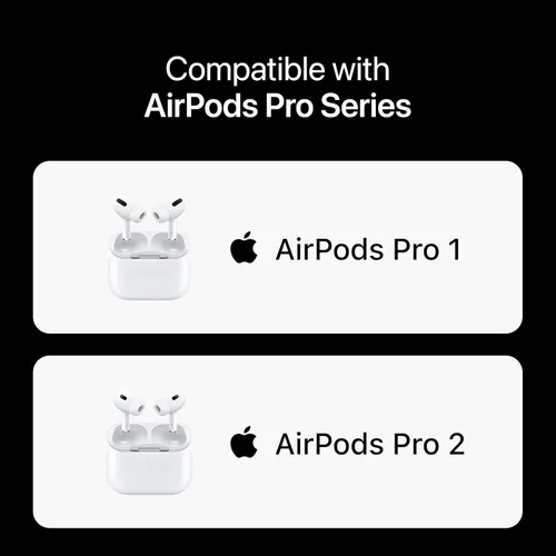 Vista 5 de Almohadillas Premium de múltiples pestañas para AirPods Pro 1 y 2 (X-Pequeño) – Siempre se ajustan, nunca se deslizan