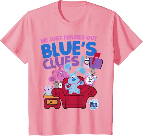 Vista 51 de Blue's Clues & You Group Shot Just Figured Out Blue's Clues Camiseta Negro