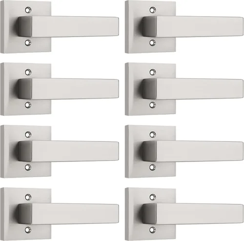 Vista 47 de KNOBWELL - Juego de cerradura con 1 picaporte resistente para puertas de una cara, ideal para puertas interiores reversibles, 0.93 libras