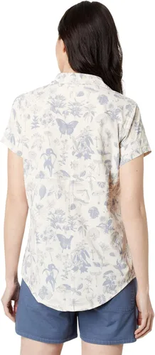 Vista 2 de Flylow Camisa de manga corta con botones para mujer Aster para ciclismo de montaña y uso casual